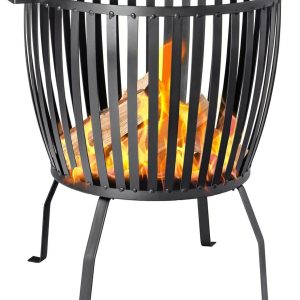 53cm Diameter Cast Iron Fire Pit Brazier Basket