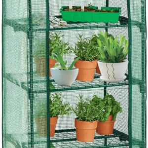 Harbour Housewares 4-Tier Green 160cm Greenhouse