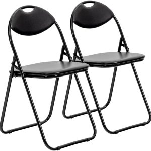 Harbour Housewares Padded Folding Chairs