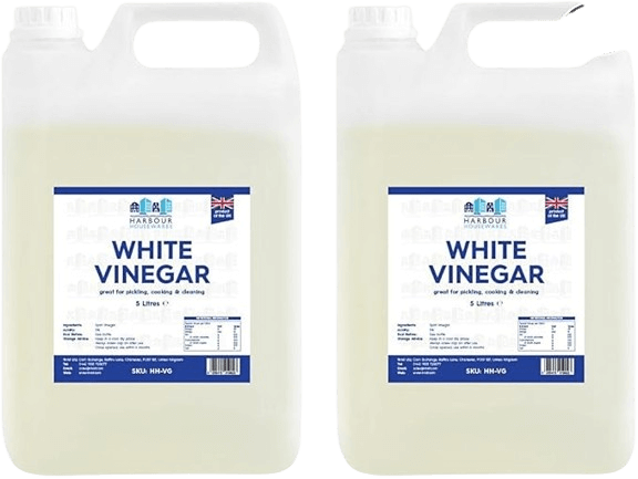 Harbour Housewares White Vinegar - 10L (2x 5L Bottles)